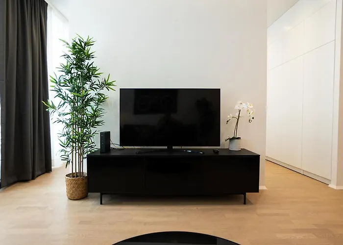 Posh Studio With A King-Size Bed And Modern Design